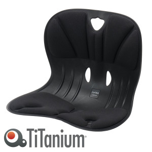 SEDUTA ERGONOMICA CURBLE WIDER NERO TITANIUM COD. 9401.80-9000