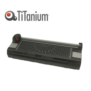 PLASTIFICATRICE/TAGLIERINA 3IN1 F.TO A3 338MM MOD 381 TITANIUM COD. OL381