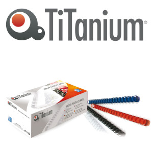 100 COPERTINE A4 PVC TRASPARENTE 180MY TITANIUM COD. PB100-06T