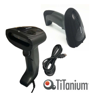 LETTORE BARCODE 2D - NERO CON FILO - LS-1200 TITANIUM COD. PRLS-1200(2D)