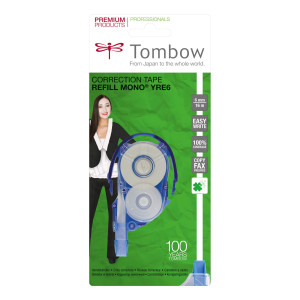 REFILL CORRETTORE A NASTRO 6MMX16M TOMBOW MONO YXE COD. CT-YRE6