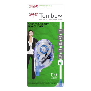 CORRETTORE A NASTRO 6MMX16M TOMBOW MONO YXE RICARICABILE COD. CT-YXE6