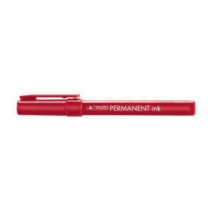 SCATOLA 12 MARCATORI TRATTO PERMANENT INK ROSSO COD. 732502