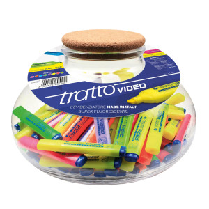 BOCCIA 168 EVIDENZIATORE TRATTO VIDEO COLORI ASSORTITI COD. F801500