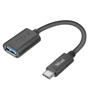 CONVERTITORE DA USB TIPO C A USB 3.1 GEN 1 NERO TRUST COD. 20967