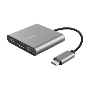 DOCK MULTIPORTA USB-C MULTIPORTA 3-IN-1 DALYX TRUST COD. 23772
