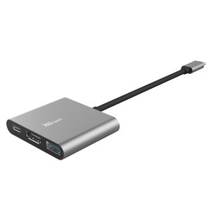 DOCK MULTIPORTA USB-C MULTIPORTA 3-IN-1 DALYX TRUST COD. 23772