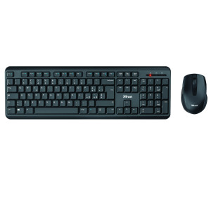SET TASTIERA WIRELESS + MOUSE WIRELESS ULTRASILENZIOSA TKM-350 - TRUST COD. 24009