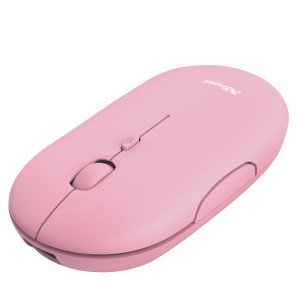 MOUSE ULTRASOTTILE WIRELESS RICARICABILE PUCK ROSA TRUST COD. 24125