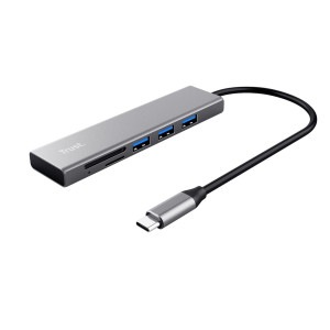 HUB USB-C VELOCE E LETTORE DI SCHEDE-TRUST COD. 24191