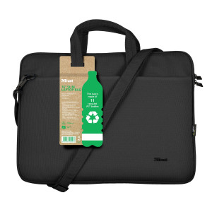 BORSA ECOCOMPATIBILE PER NOTEBOOK DA 16'' BOLOGNA - NERO TRUST COD. 24447