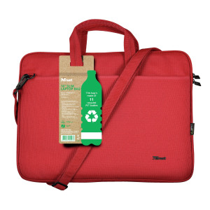 BORSA ECOCOMPATIBILE PER NOTEBOOK DA 16'' BOLOGNA - ROSSA TRUST COD. 24449