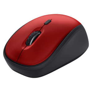 MOUSE WIRELESS SILENZIOSO YVI+ ROSSO-TRUST COD. 24550