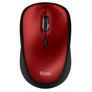 MOUSE WIRELESS SILENZIOSO YVI+ ROSSO-TRUST COD. 24550
