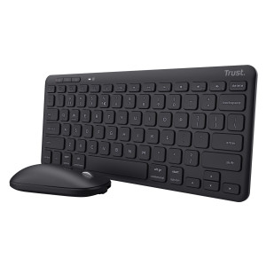 TASTIERA E MOUSE WIRELESS CON RICEVITORE LYRA-TRUST COD. 24844