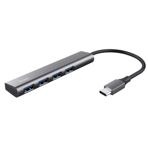 HUB DA USB-C A USB-A 3.2 GEN1 4 PORTE HALYX_TRUST COD. 24948