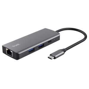 ADATTATORE MULTIPORTA USB-C 6-IN-1 DALYX_TRUST COD. 24968