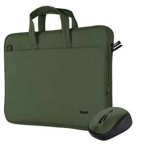 BORSA LAPTOP E MOUSE 16'' VERDE BOLOGNA_TRUST COD. 24989