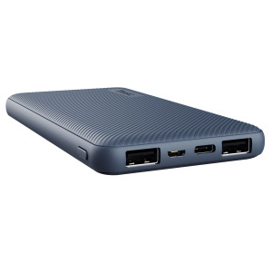 POWERBANK ULTRASOTTILE DA 10.000 MAH BLU_TRUST COD. 25028