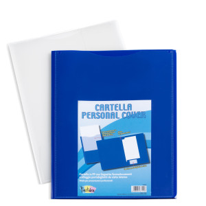 CONF 5 CARTELLE IN PP PERSONAL COVER BLU 240X320MM ITERNET COD. 7151BL