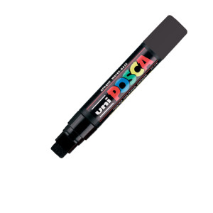 MARCATORE UNI POSCA PC17K P.SCALPELLO 15MM NERO UNI MITSUBISHI COD. M PC17K N
