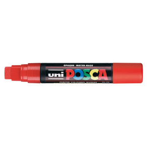 MARCATORE UNI POSCA PC17K P.SCALPELLO 15MM ROSSO UNI MITSUBISHI COD. M PC17K R