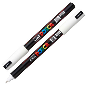 ASTUCCIO 10 MARCATORE UNI POSCA PEN PC1M P. EXTRA FINE 0.7MM COL.ASS. UNI COD. M PC1MR 10P