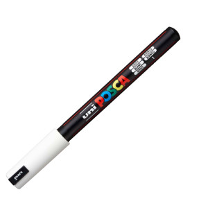 ASTUCCIO 5 MARCATORE UNI POSCA PEN PC1M P. EXTRA FINE 0.7MM COL.ASS. UNI COD. M PC1MR 5P/2
