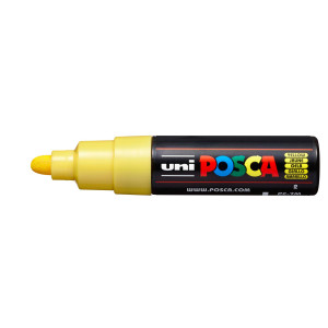 MARCATORE UNI POSCA PC7M P.LARGE 4,5-5,5MM GIALLO UNI MITSUBISHI COD. M PC7M G