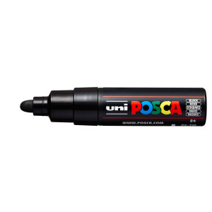 MARCATORE UNI POSCA PC7M P.LARGE 4,5-5,5MM NERO UNI MITSUBISHI COD. M PC7M N