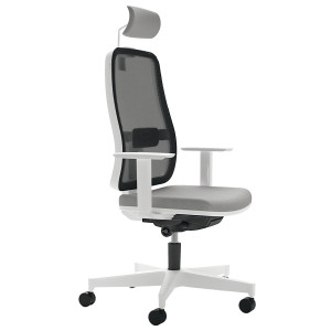 POLTRONA DIREZIONALE BLAZE BLYTBPG GRIGIO C/BRACCIOLI REGOLABILI E POGGIATESTA COD. BLYTBPG/BRFB/OI/N