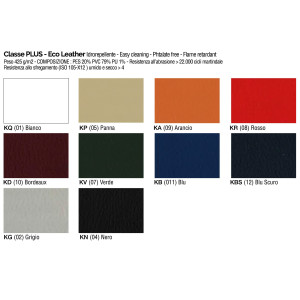 POLTRONA SEMIDIREZIONALE ELITE CONCEPT COT NERO CON BRACCIOLI REGOLABILI COD. COT/BRWN/KN