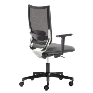 POLTRONA SEMIDIREZIONALE ELITE CONCEPT COTE GRIGIO C/ BRACC. REGOLABILI COD. COTE/BR2D/OI