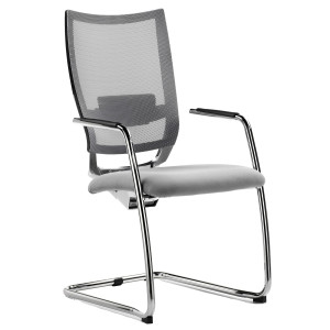 SEDUTA ATTESA ELITE CONCEPT COV GRIGIO/GRIGIO CON BRACCIOLI INCLUSI COD. COV/OI