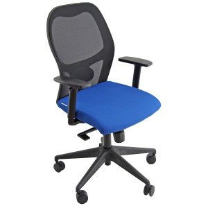 SEDUTA OPERATIVA HUBBLE PRO MEMORY CON BRACCIOLI REGOLABILI BLU COD. HUHUPM/BR/IB