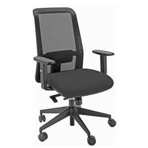 SEDUTA OPERATIVA ERGONOMICA JET NERO COD. JEA/BR1/IN