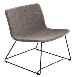 SEDUTA ATTESA LOUNGE KONA KOL GRIGIO CHIARO SENZA BRACCIOLI COD. KOL/LI