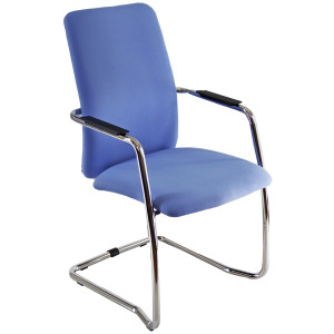 POLTRONCINA VISITATORE LITHIUM LTLTA CELESTE CON BRACCIOLI INCLUSI COD. LTLTA/SCB
