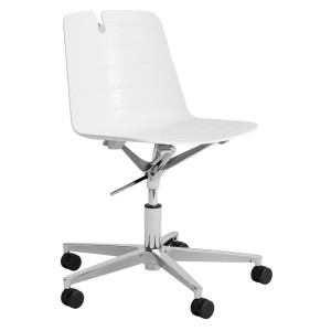 SEDUTA HOME/OFFICE MINDY MNGP BIANCO SENZA BRACCIOLI COD. MNGP/MI-BI