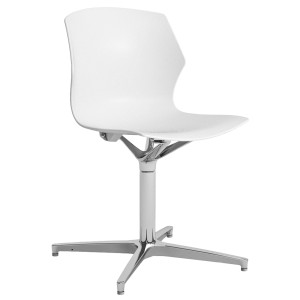 SEDUTA HOME/OFFICE NO FRILL NFG BIANCO SENZA BRACCIOLI COD. NFG/SB