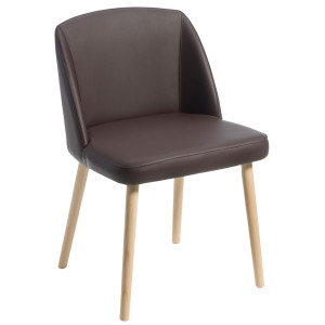 POLTRONCINA ATTESA NORMA NO4L MARRONE COD. NO4L/PM