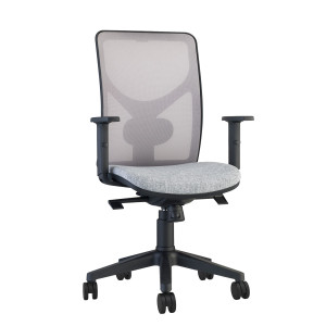 SEDUTA OPERATIVA PENTAGON Y10 PENA GRIGIO/GRIGIO CON BRACCIOLI REGOLABILI COD. PENA/BRF/XT/Q