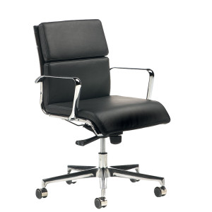 POLTRONA DIREZIONALE POLLUX ELITE POD NERO CON BRACCIOLI INCLUSI COD. POD/KN