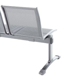 PANCA ATTESA PLEXUS PS3P 3 POSTI GRIGIO SENZA BRACCIOLI COD. PS3P