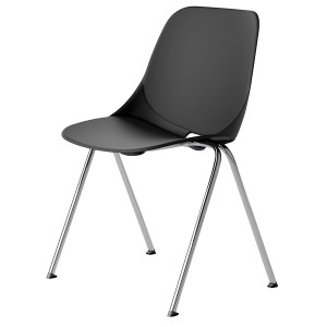 SEDUTA ATTESA QUICK QKB NERO SENZA BRACCIOLI COD. QKB/NE