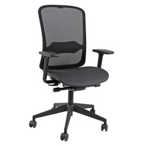 SEDUTA ERGONOMICA COMPLETAMENTE IN RETE SHAPE NERO COD. SHSU/BR2D/N