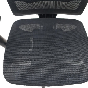 SEDUTA ERGONOMICA COMPLETAMENTE IN RETE SHAPE NERO COD. SHSU/BR2D/N