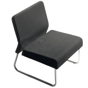 MODULO DRITTO DIVANO SLASTIC IN SIMILPELLE NERO UNISIT COD. SLB/KN
