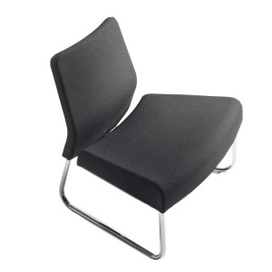 MODULO CURVA ESTERNA DIVANO SLASTIC IN SIMILPELLE NERO UNISIT COD. SLL/KN