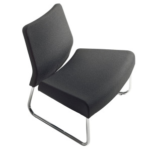 MODULO CURVA ESTERNA DIVANO SLASTIC IN SIMILPELLE NERO UNISIT COD. SLL/KN